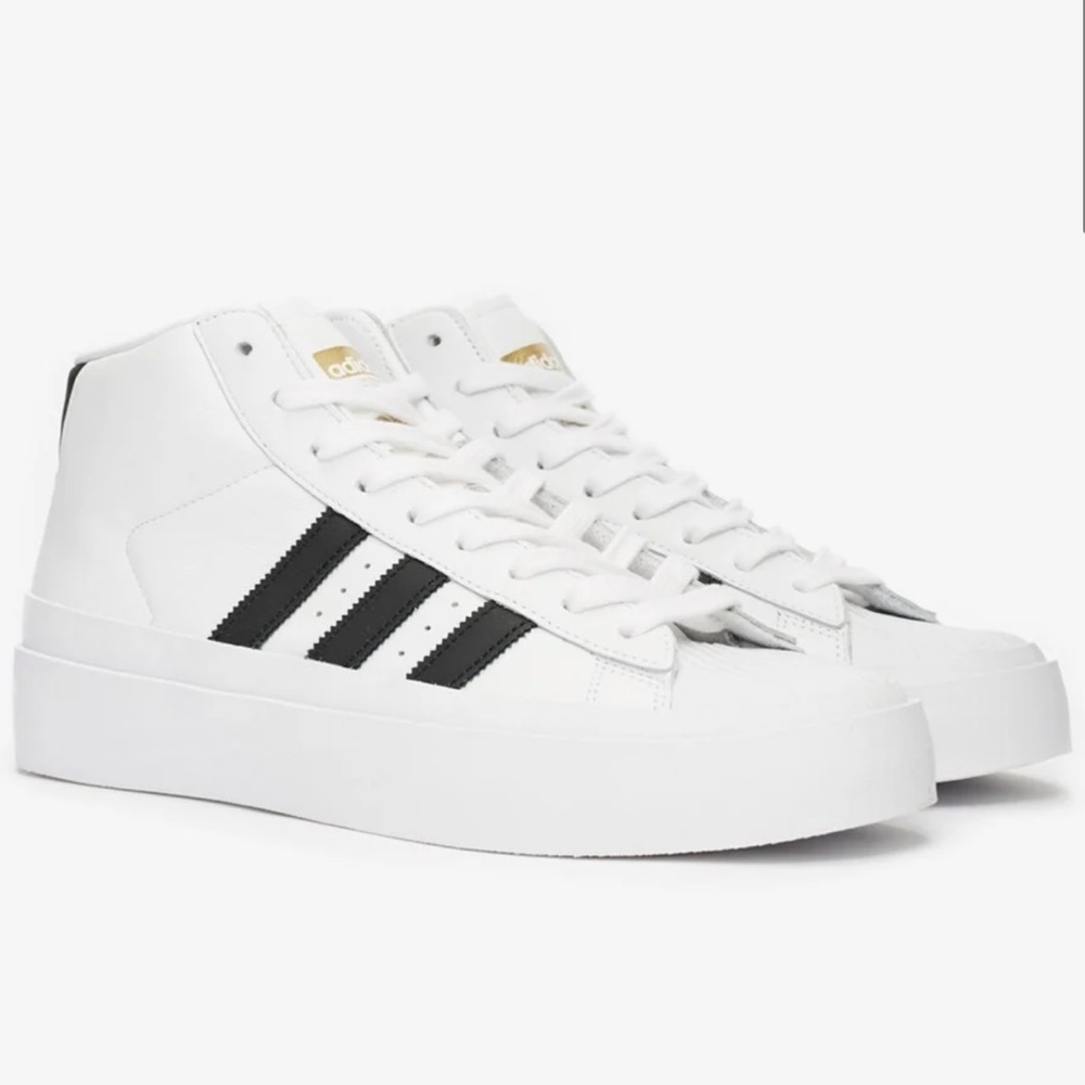 NWT Adidas 424 Pro Model Sneaker Black / white - Picture 11 of 15
